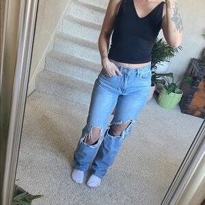 Vervet High Rise Boot Cut Denim Jeans